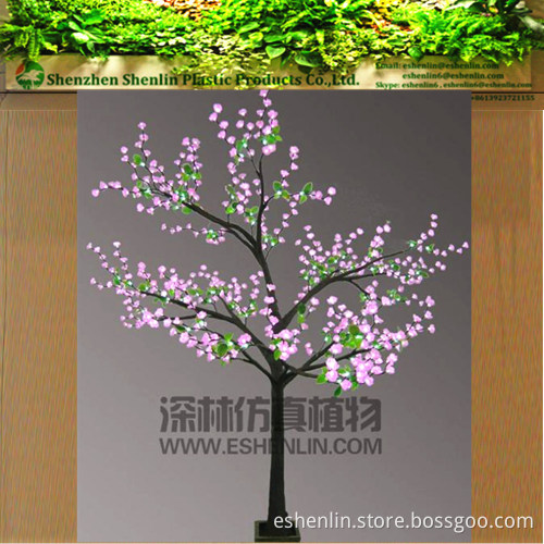 decorative artificial flower tree plants with led lights manufacturing
